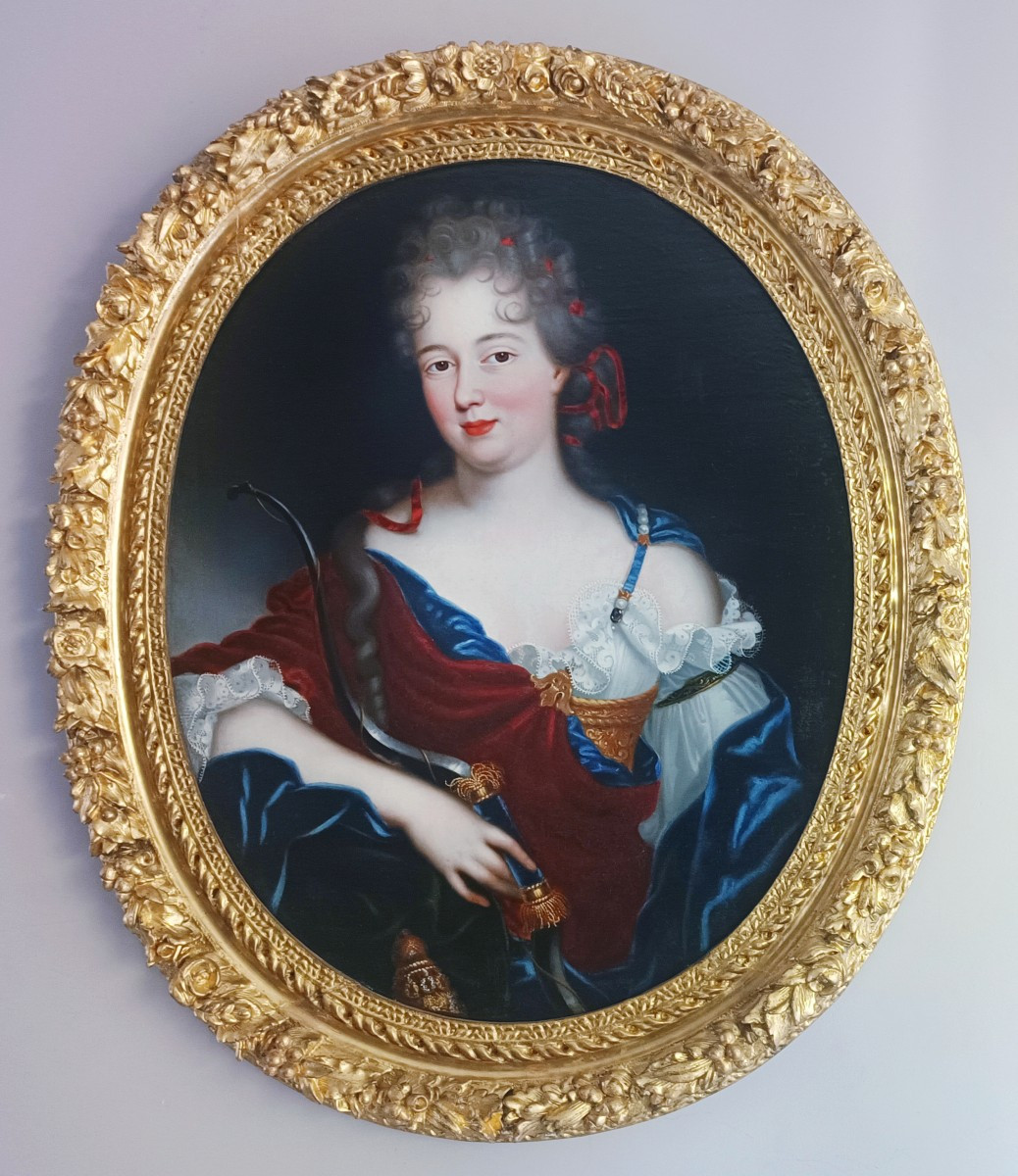 Portrait Françoise-marie De Bourbon, The Second Mademoiselle De Blois By Philippe Vignon