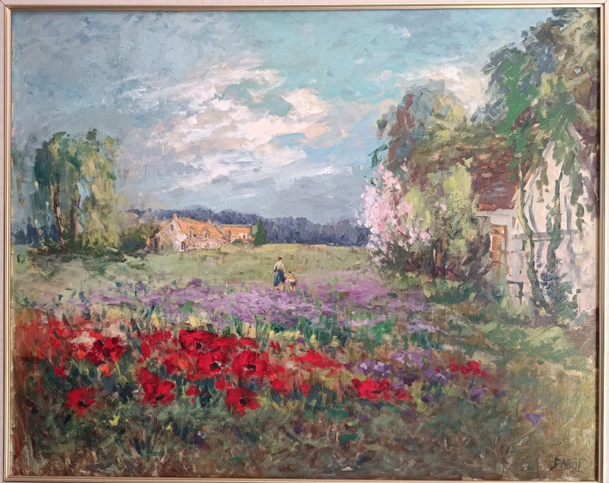 Landscape Signed Gérard Darot.-photo-2