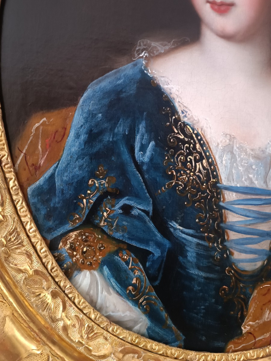 Portrait de Marie-Anne de Bourbon .-photo-2