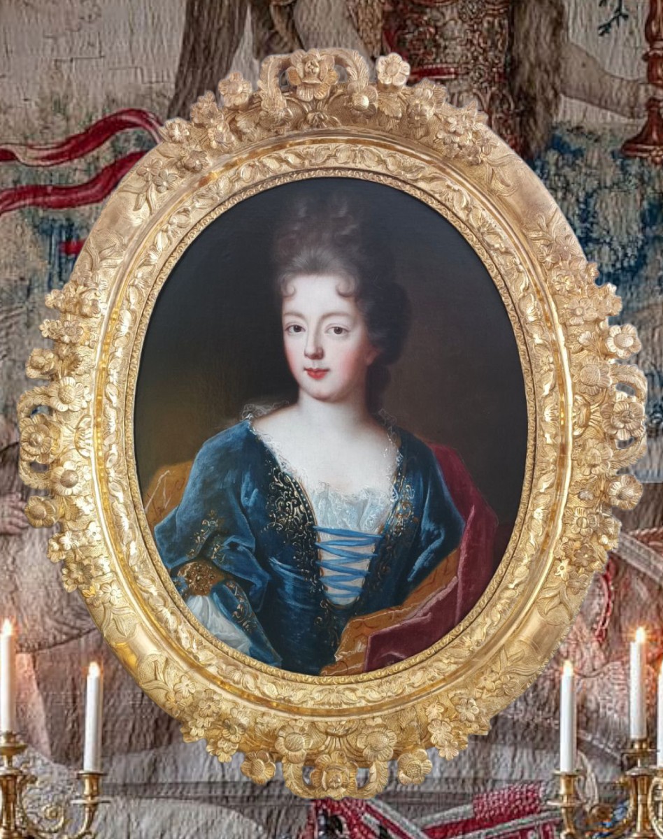 Portrait de Marie-Anne de Bourbon .