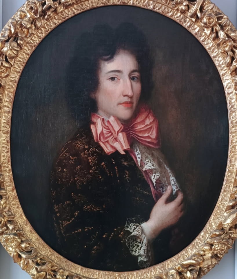 Portrait Of An Elegant Man In A Pink Bow Tie