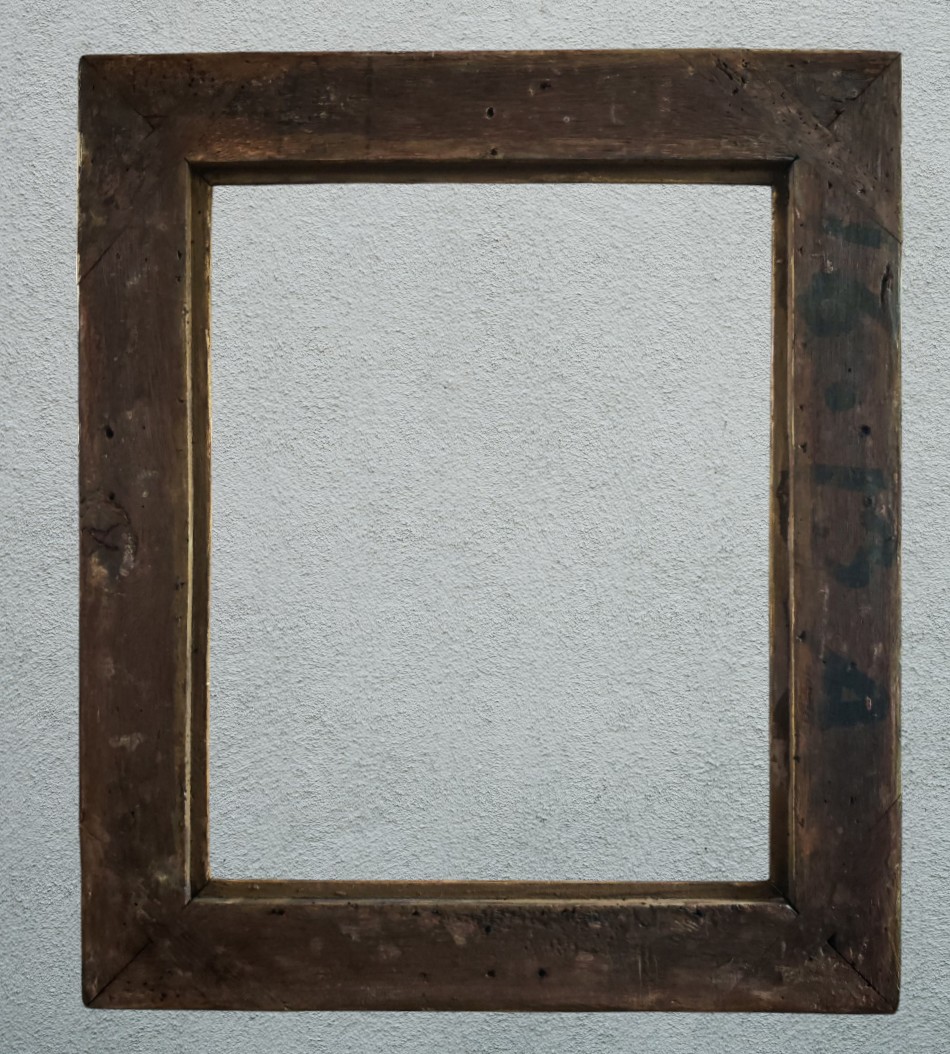 Louis XIV Period Frame, Gilded With Gold Leaf-photo-1