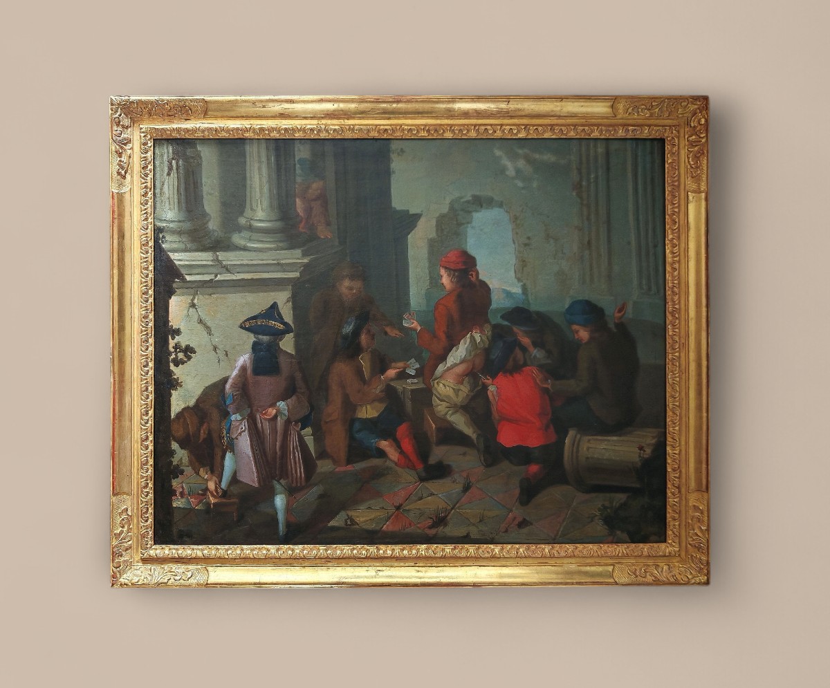 Animated Scene Painting Of Characters