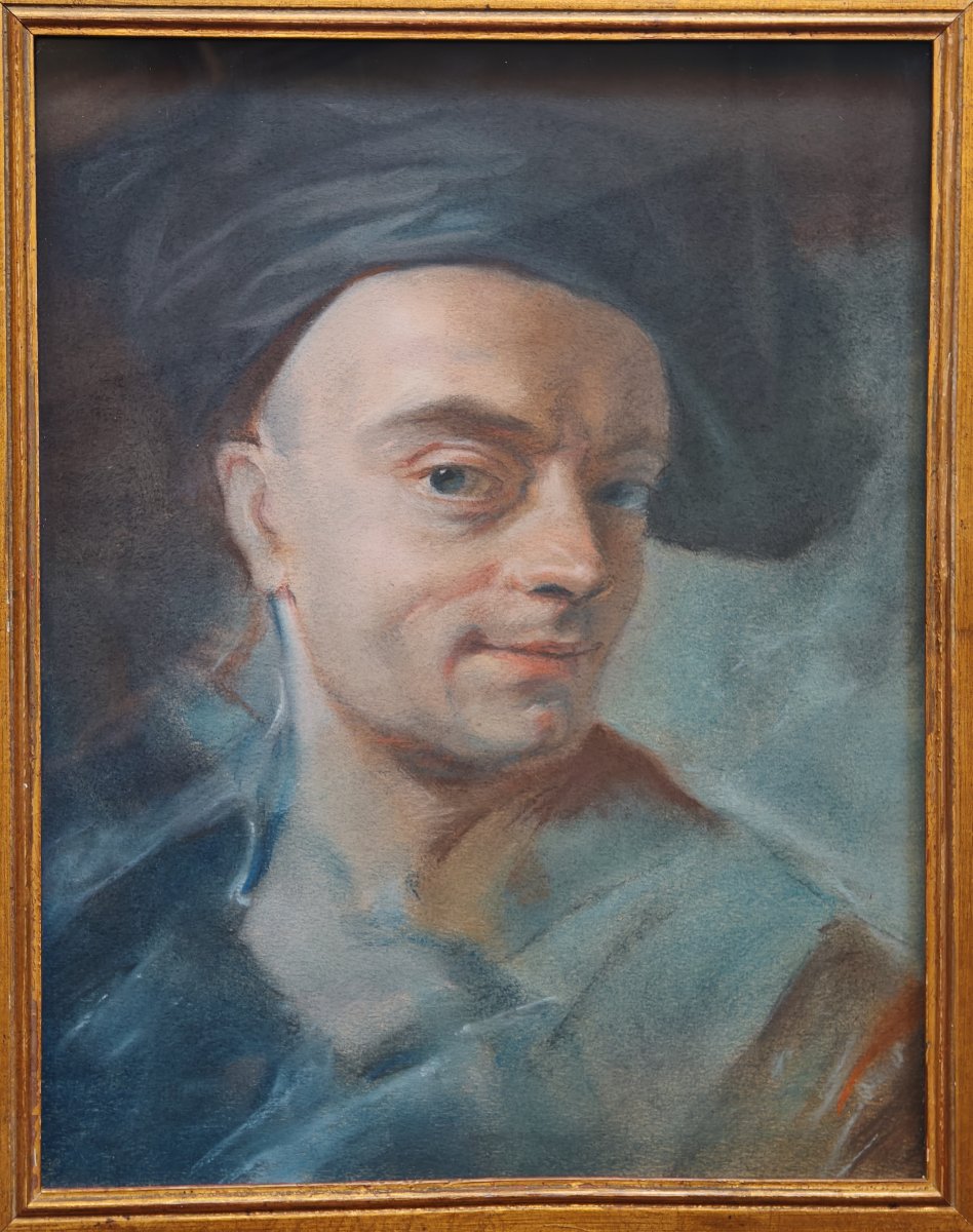 Portrait de Maurice-Quentin de La Tour pastel-photo-3