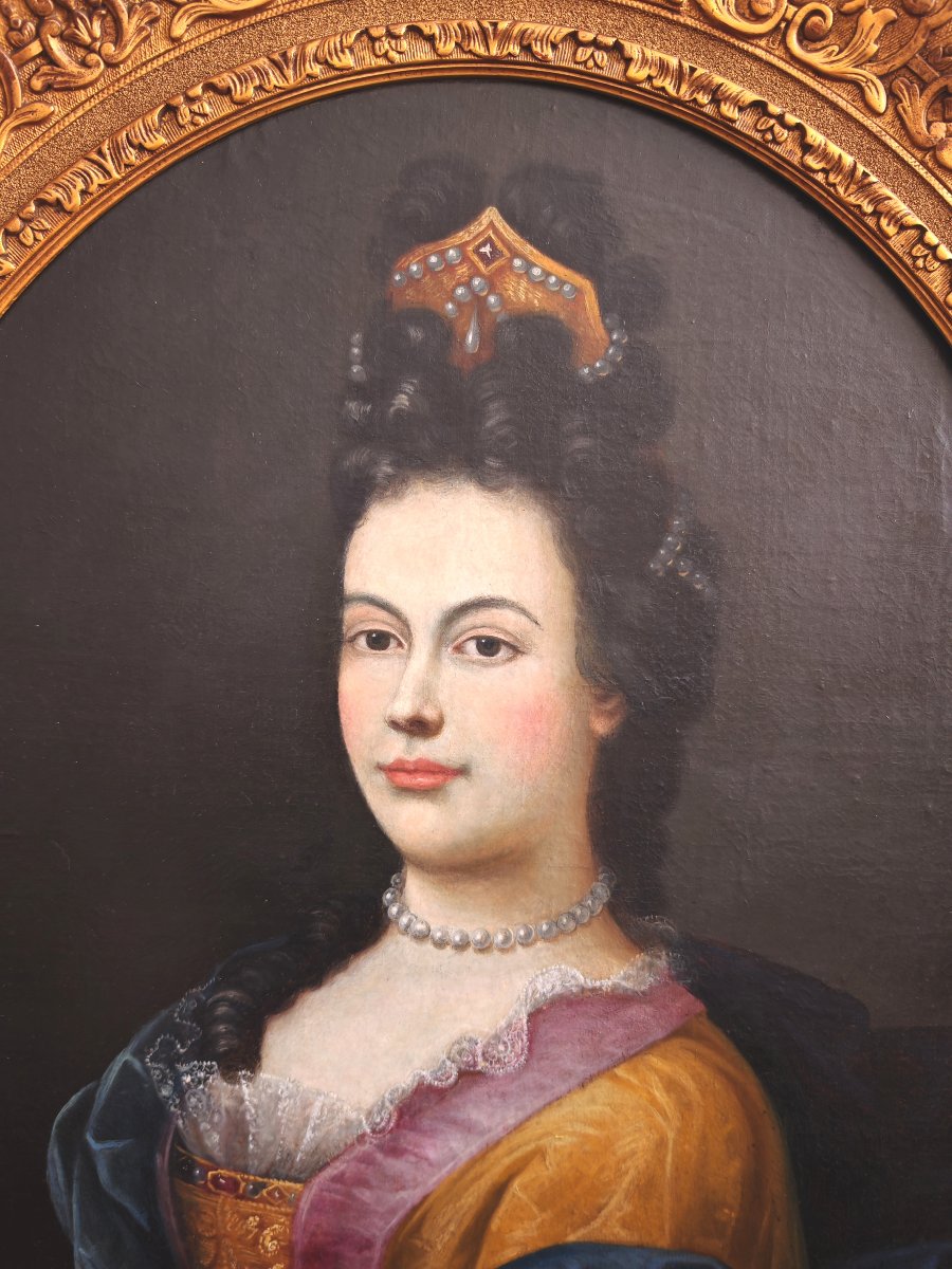 18th-century French School Portrait Of A Lady -photo-2