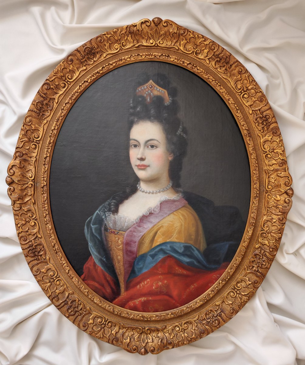 18th-century French School Portrait Of A Lady 