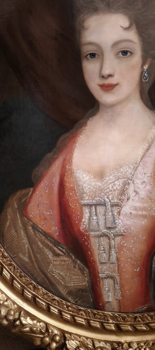 19th-century French School: Portrait Of A Young Lady -photo-4