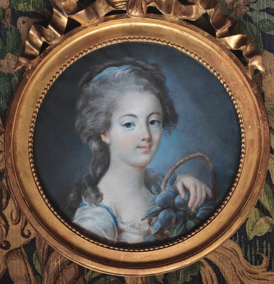 École française du XVIIIe portrait  d'Anne Charlotte de Lorraine  -photo-1
