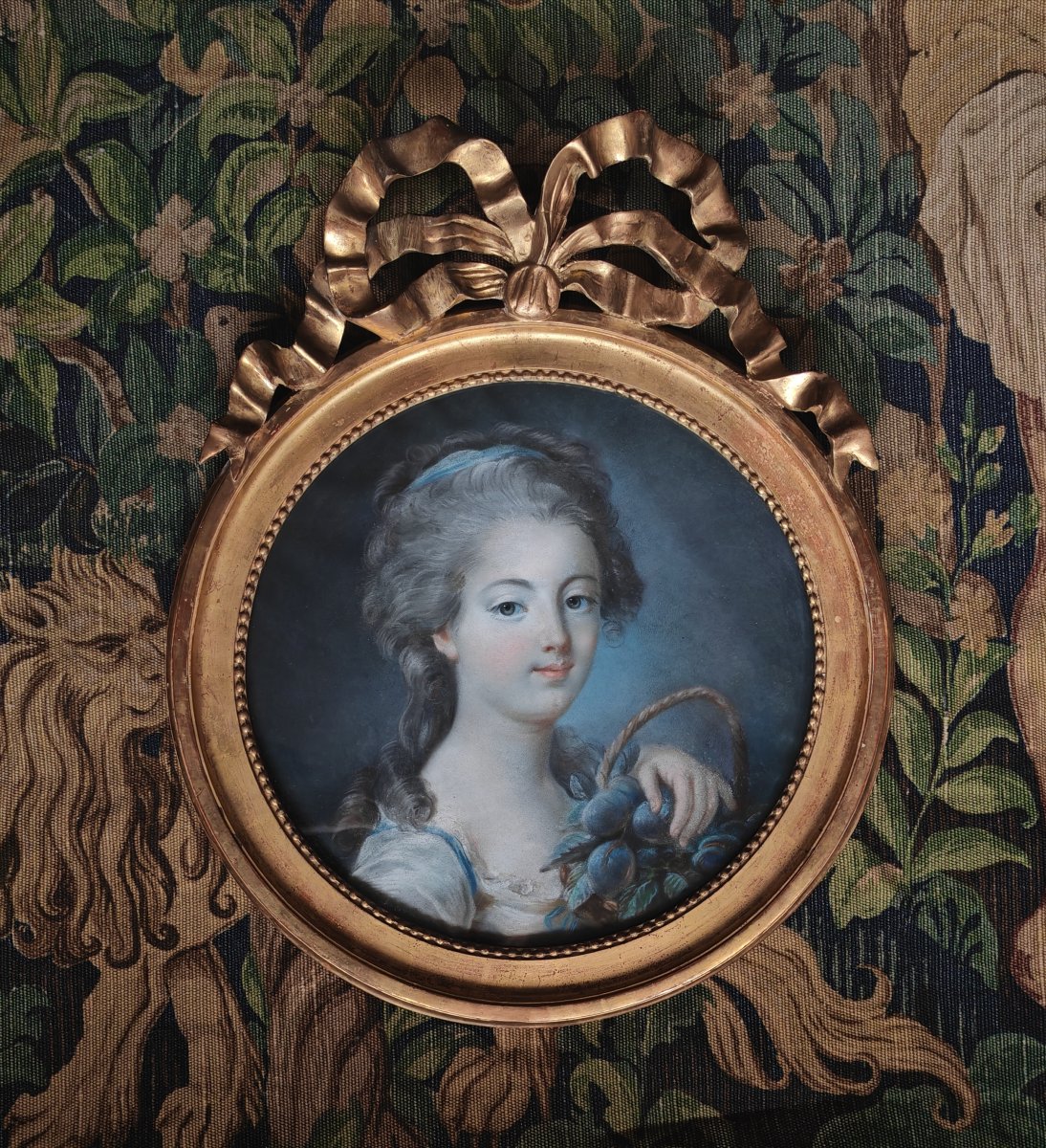 École française du XVIIIe portrait  d'Anne Charlotte de Lorraine  -photo-3