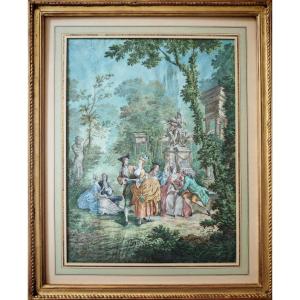 The Romantic Entourage Of Carmontelle 