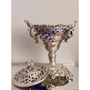 CAVIER À CAVIAR EN ARGENT RUSSE — RUSSIE IMPÉRIALE — ALEXANDER TILLANDER —
