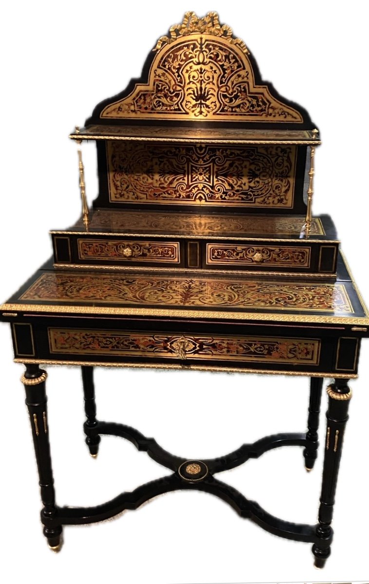 Bureau "bonheur Du Jour " De Style Louis XV