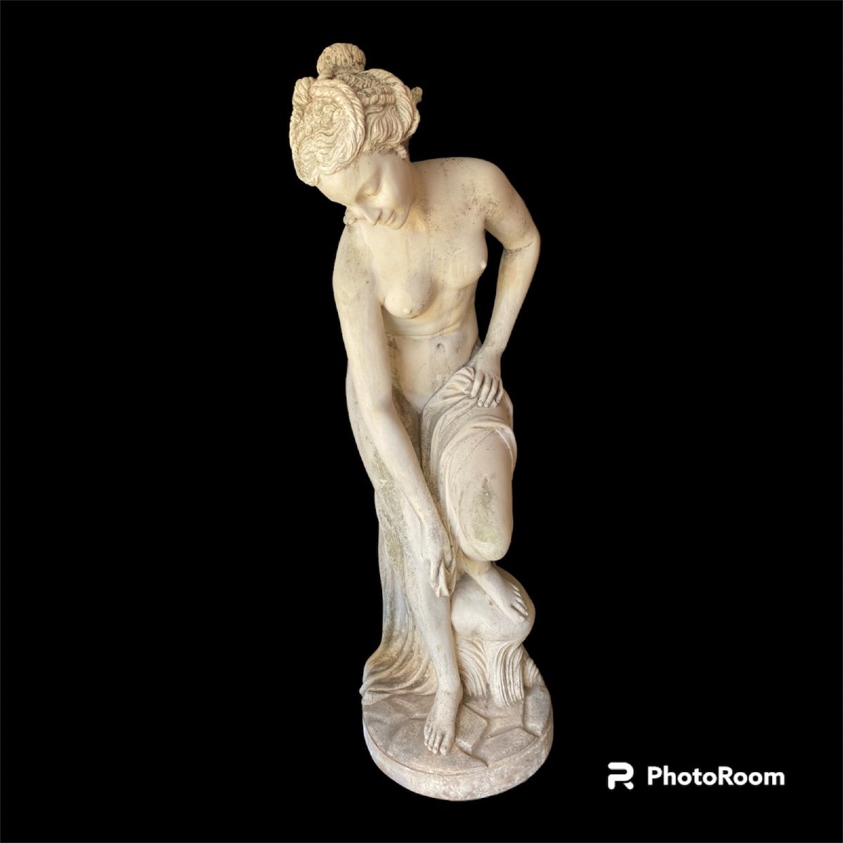 Superb Sculpture Venus In The Bath By Dal Torrione