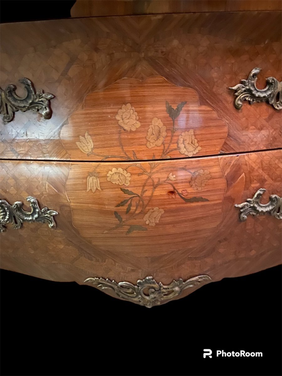 Chest Of Drawers, Rosewood, Louis 15 Style-photo-3