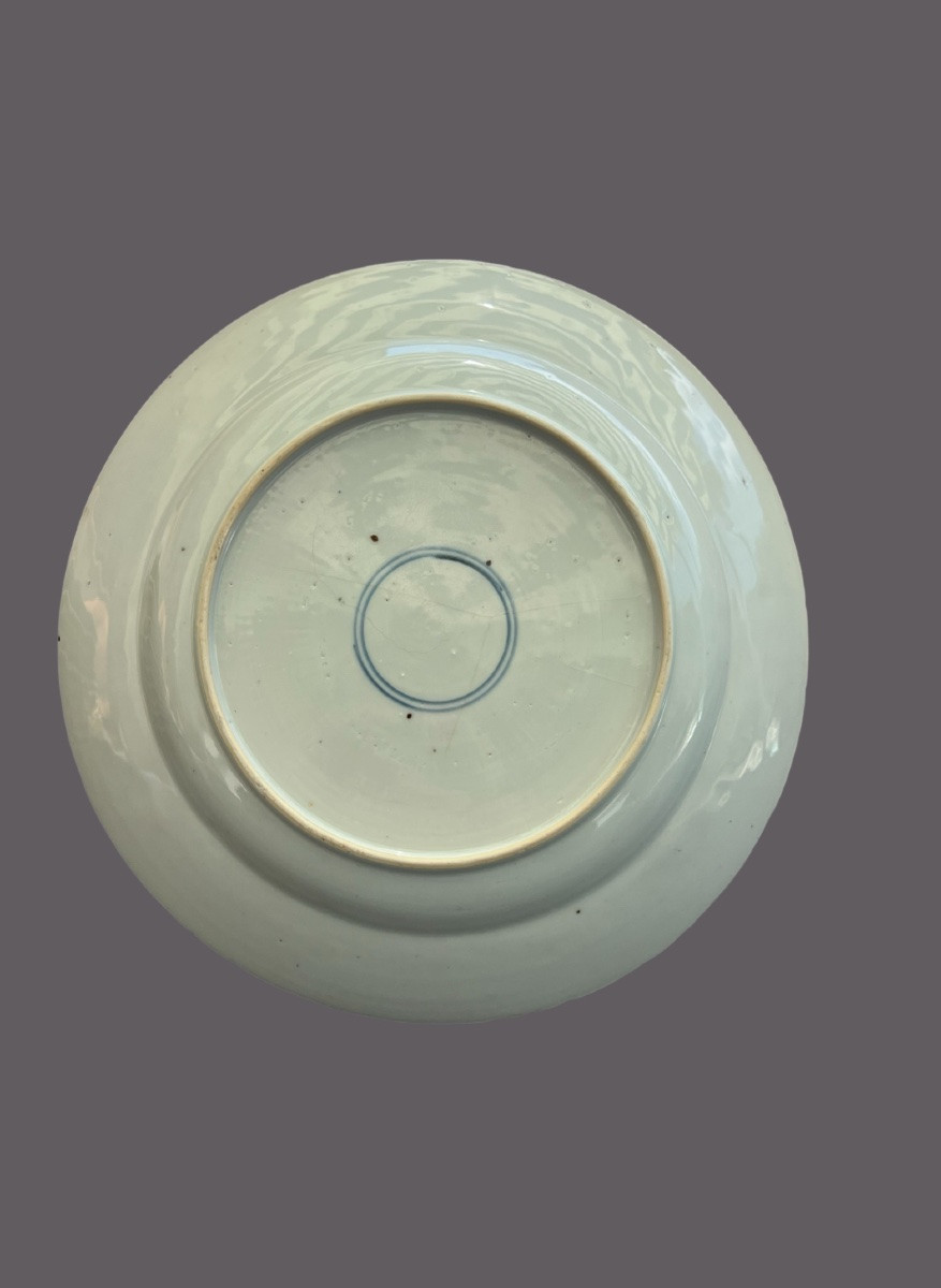 Famille Rose Plate - Chinese Porcelain - East India Company - Qianlong Period, 18th Century-photo-2