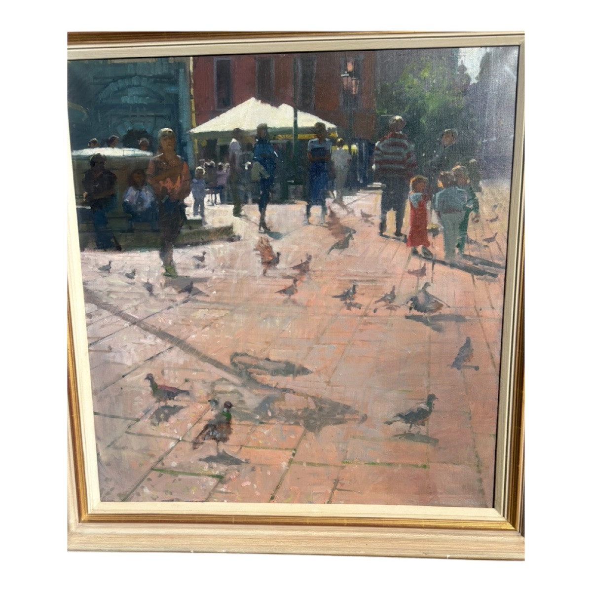 Richard Pikesley Paintings Busy Street Scene -photo-2
