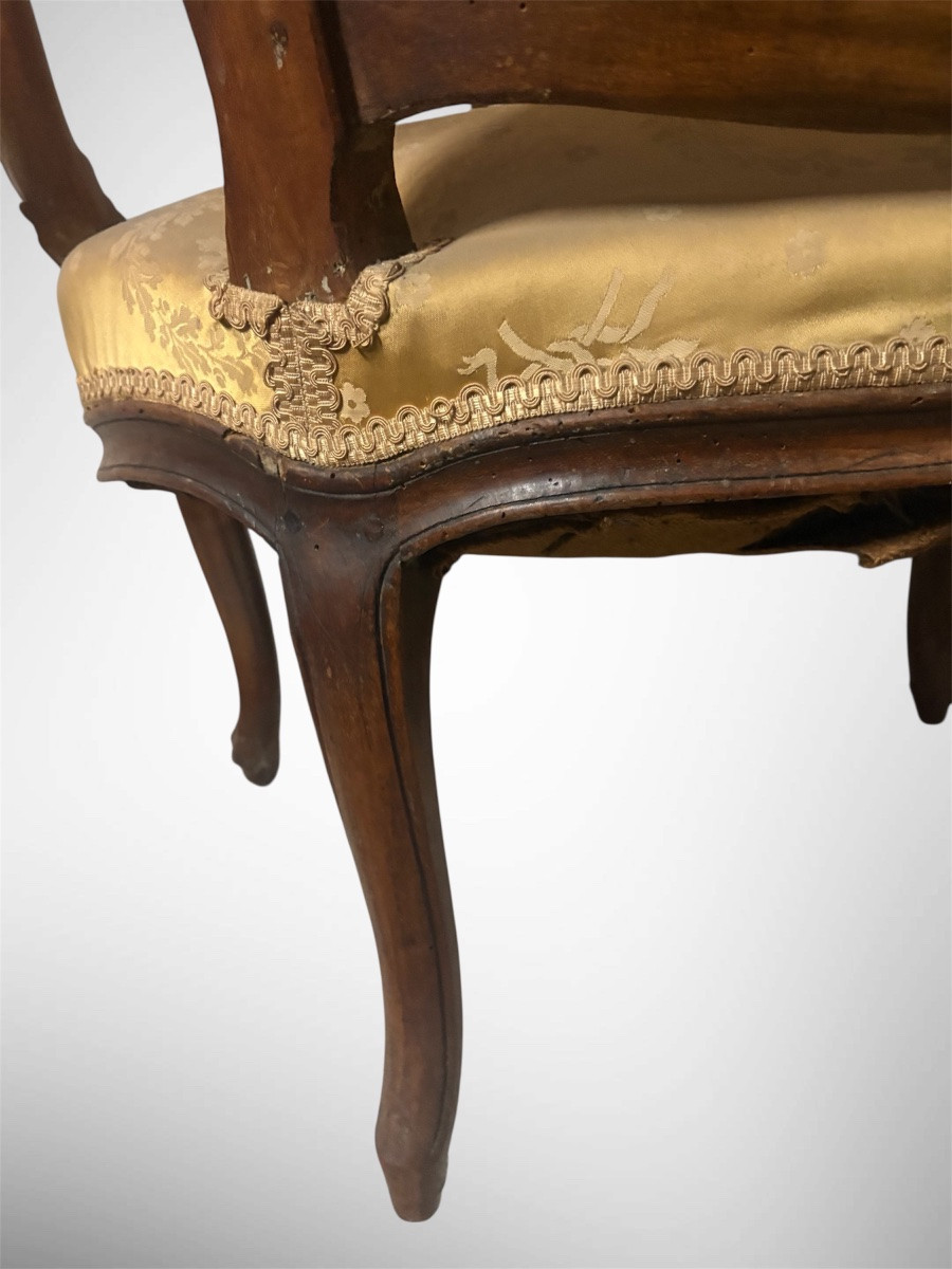 Paire de fauteuils Louis XV  XVIII siècle -photo-4