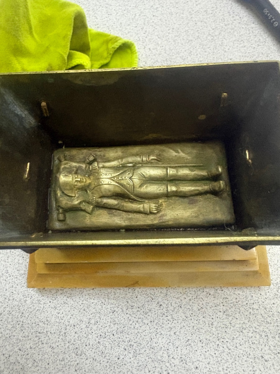 Bronze Inkwell Depicting Napoleon's Tomb-photo-3