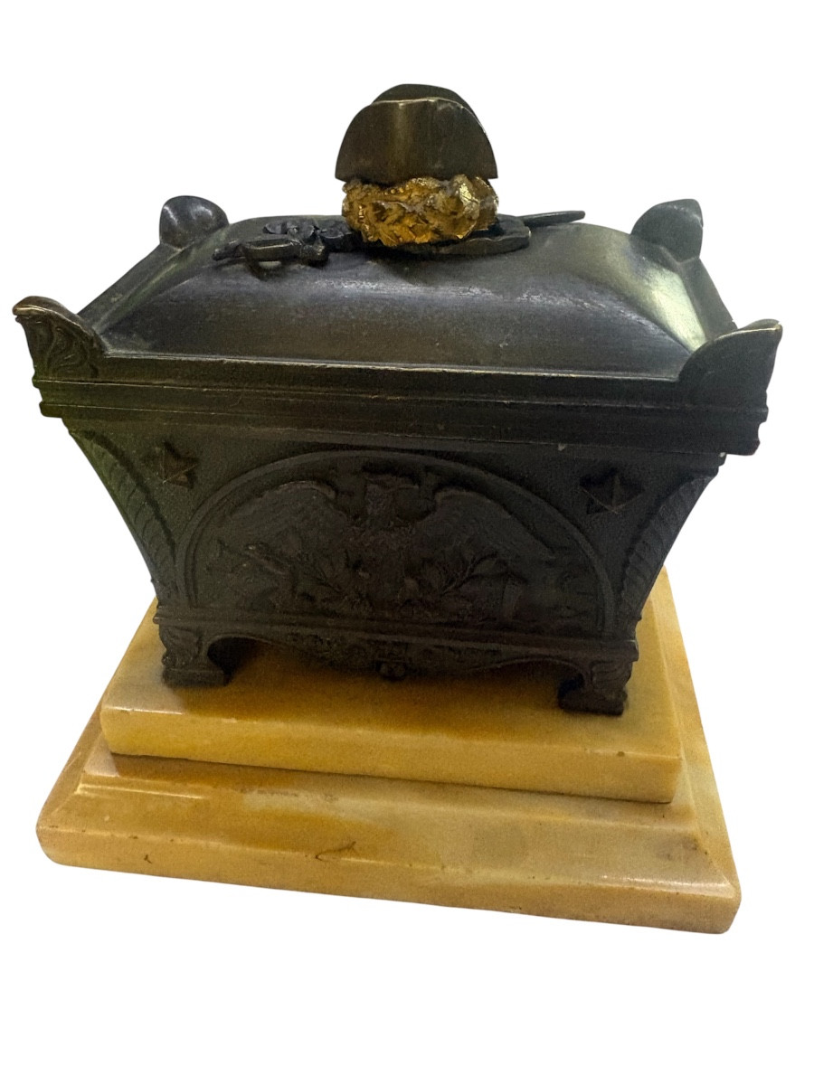 Bronze Inkwell Depicting Napoleon's Tomb