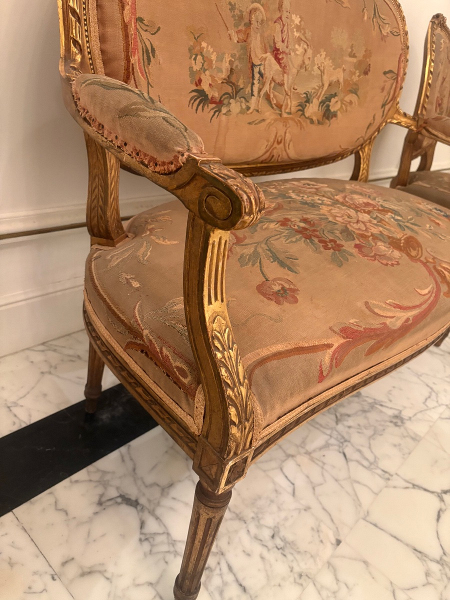 Louis XVI Salon - Aubusson Tapestry-photo-3