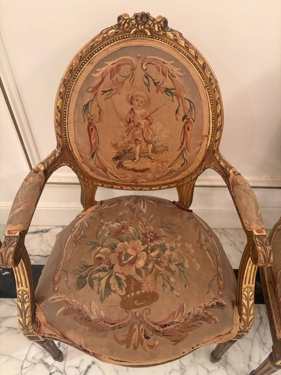 Louis XVI Salon - Aubusson Tapestry-photo-6