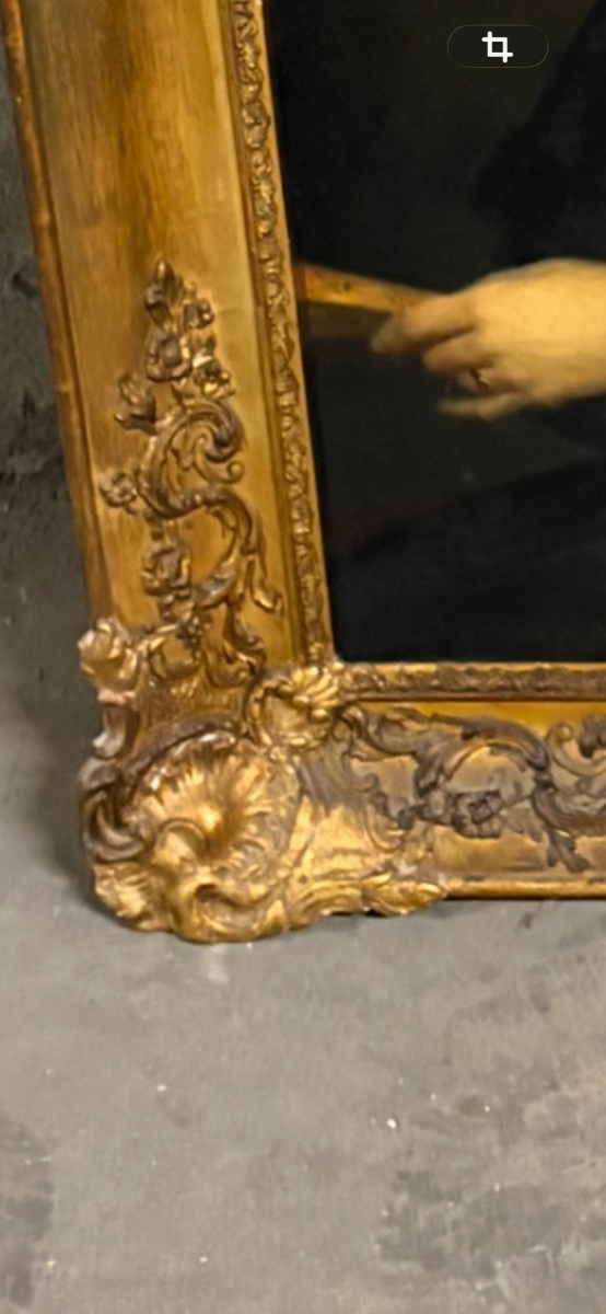 Portrait Of A Young Woman – Oil On Canvas, Signed A. Bligny – 1863 – 19th-century Gilded Frame-photo-3