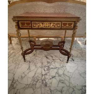 Louis XVI Style Table, After A Model By Weisweiller.