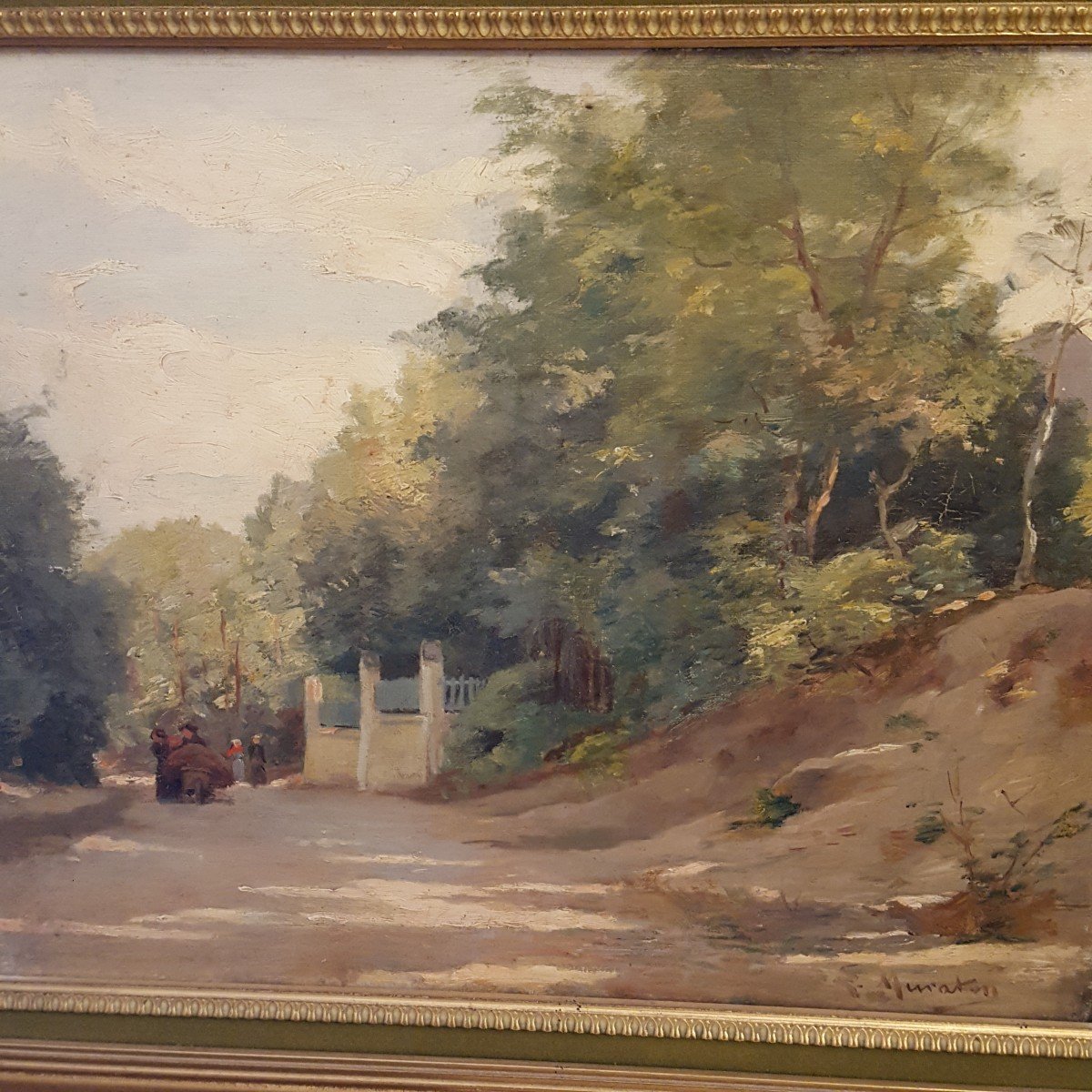Euphémie Muraton1840-1914  Chemin De Campagne-photo-4