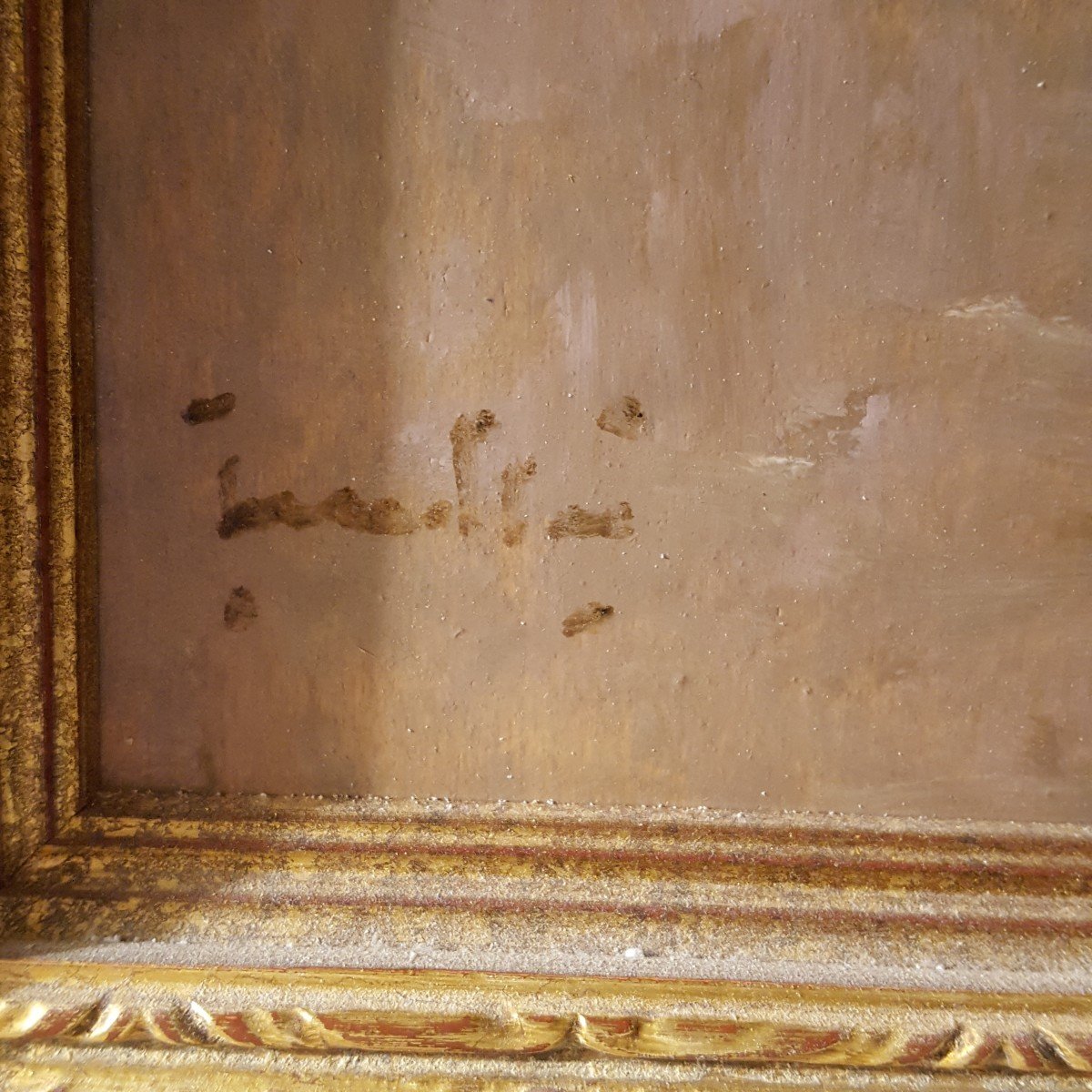 Venice: The Grand Canal Oil On Panel -photo-2