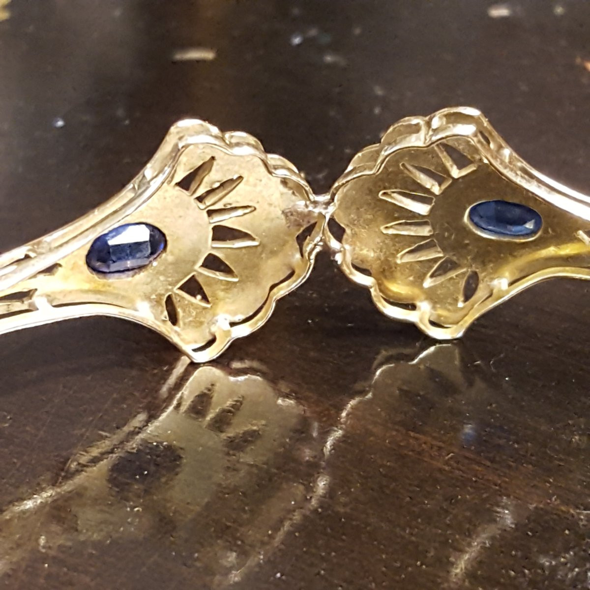 Art Nouveau Gold Bracelet-photo-3