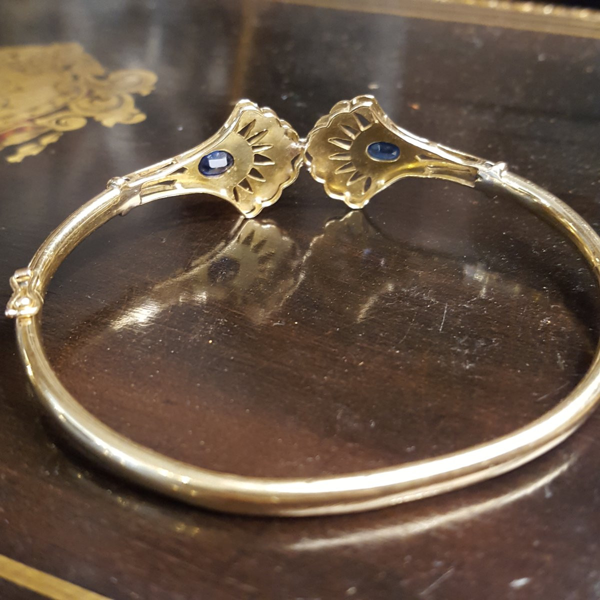 Art Nouveau Gold Bracelet-photo-4