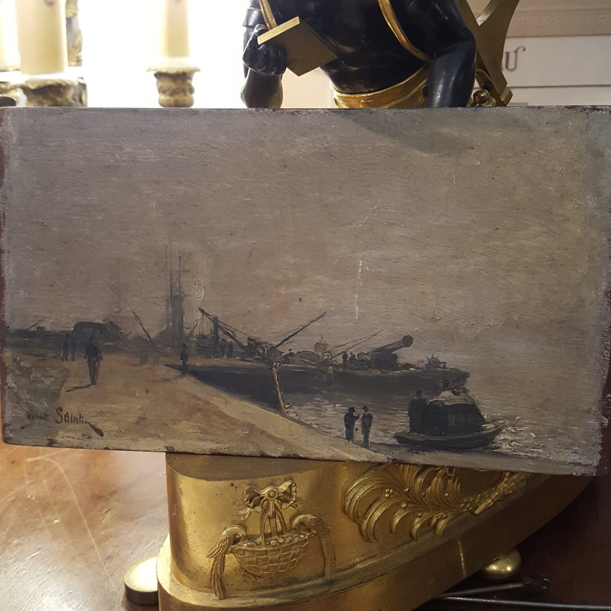 Henri Saintin : Le Port -photo-4