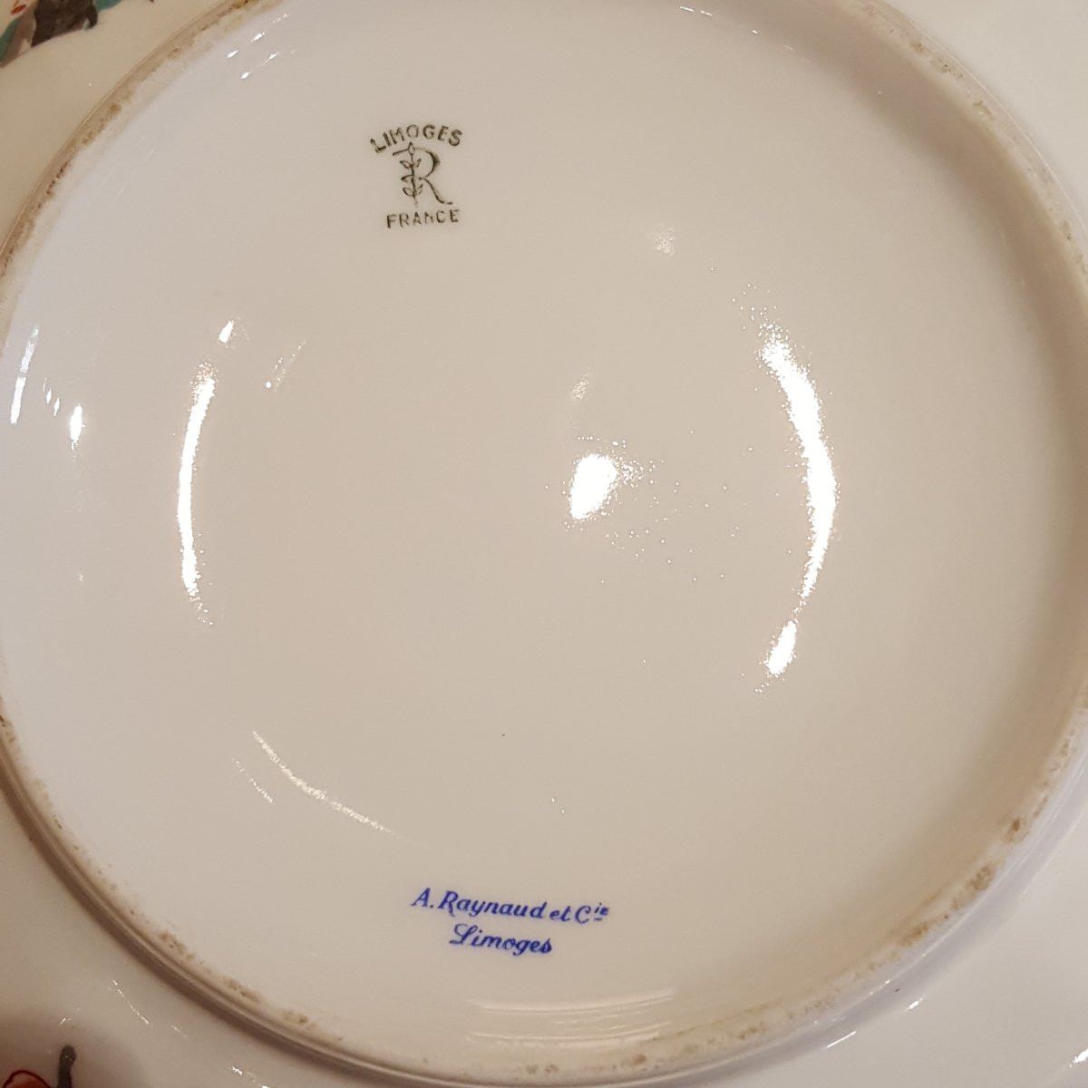 Service  A.Raynaud modèle Tétard Limoges  porcelaine et argent -photo-3
