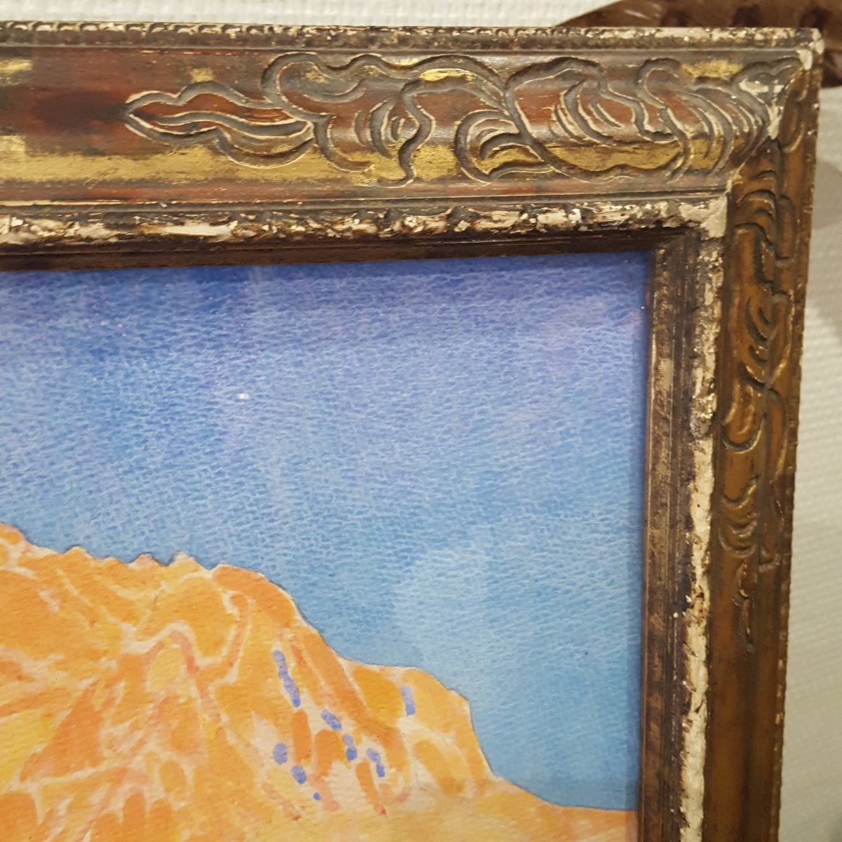 H.fricker: Around Nice Watercolor 1921-photo-3