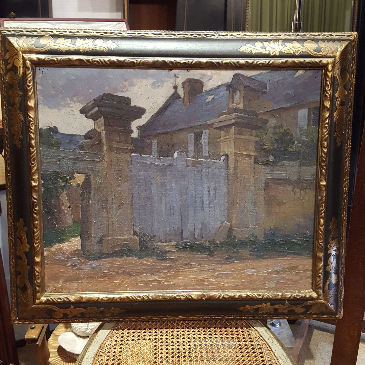 "Belle Demeure" huile sur toile  : Gustave Rouzé