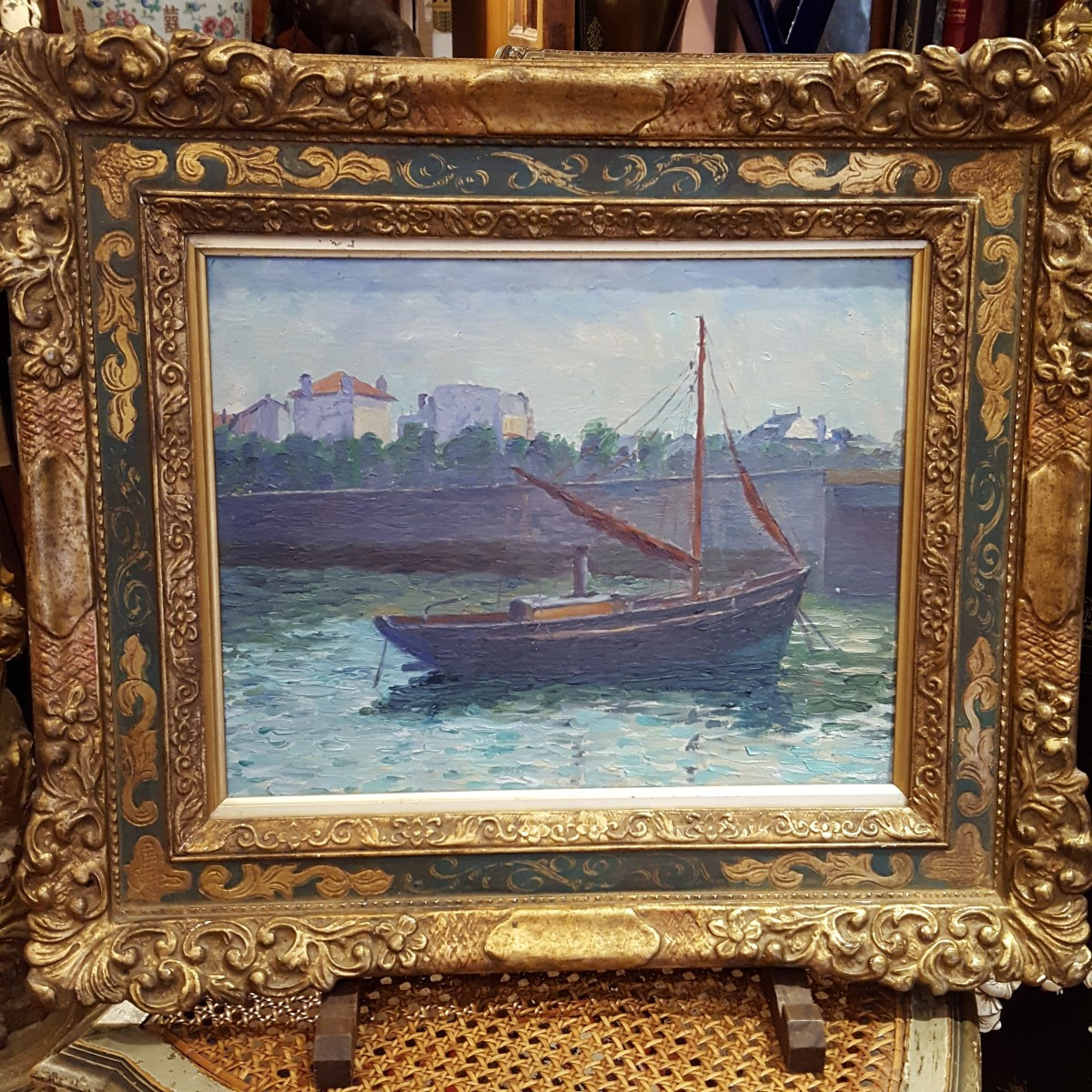 Old Sailing Ships In Port 