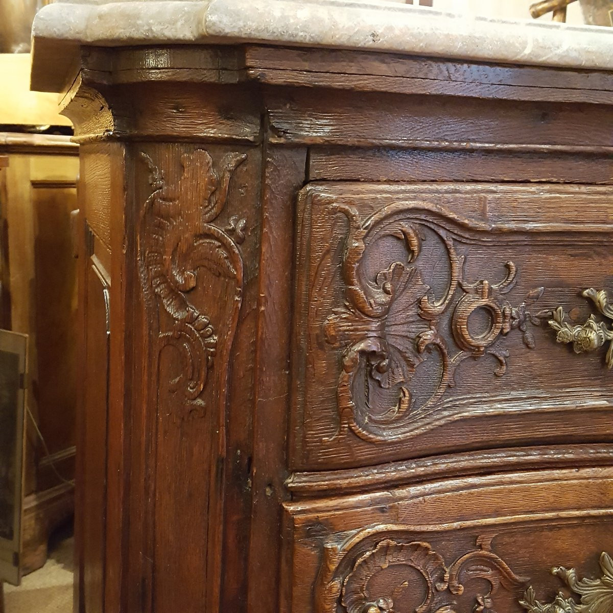 Commode de boiserie XVIIIème-photo-2