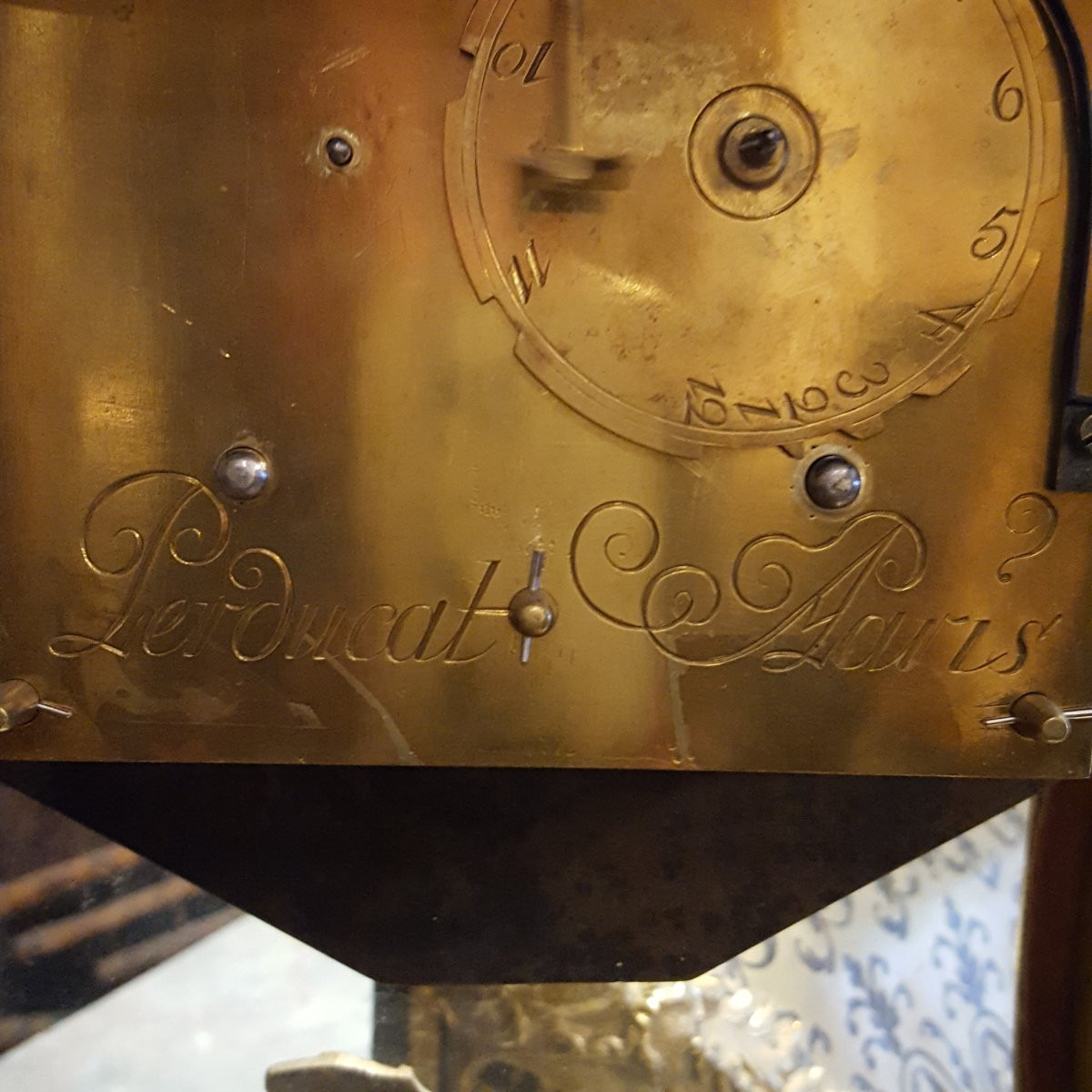 Boulle XVIIth: Cartel And Its Console-photo-3