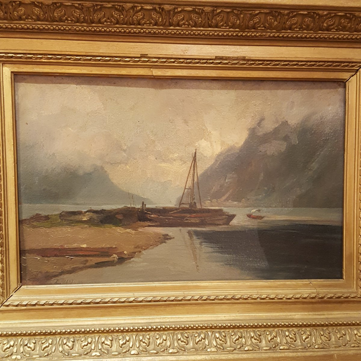 Paysage Marine Asie XIXème 1867-photo-3