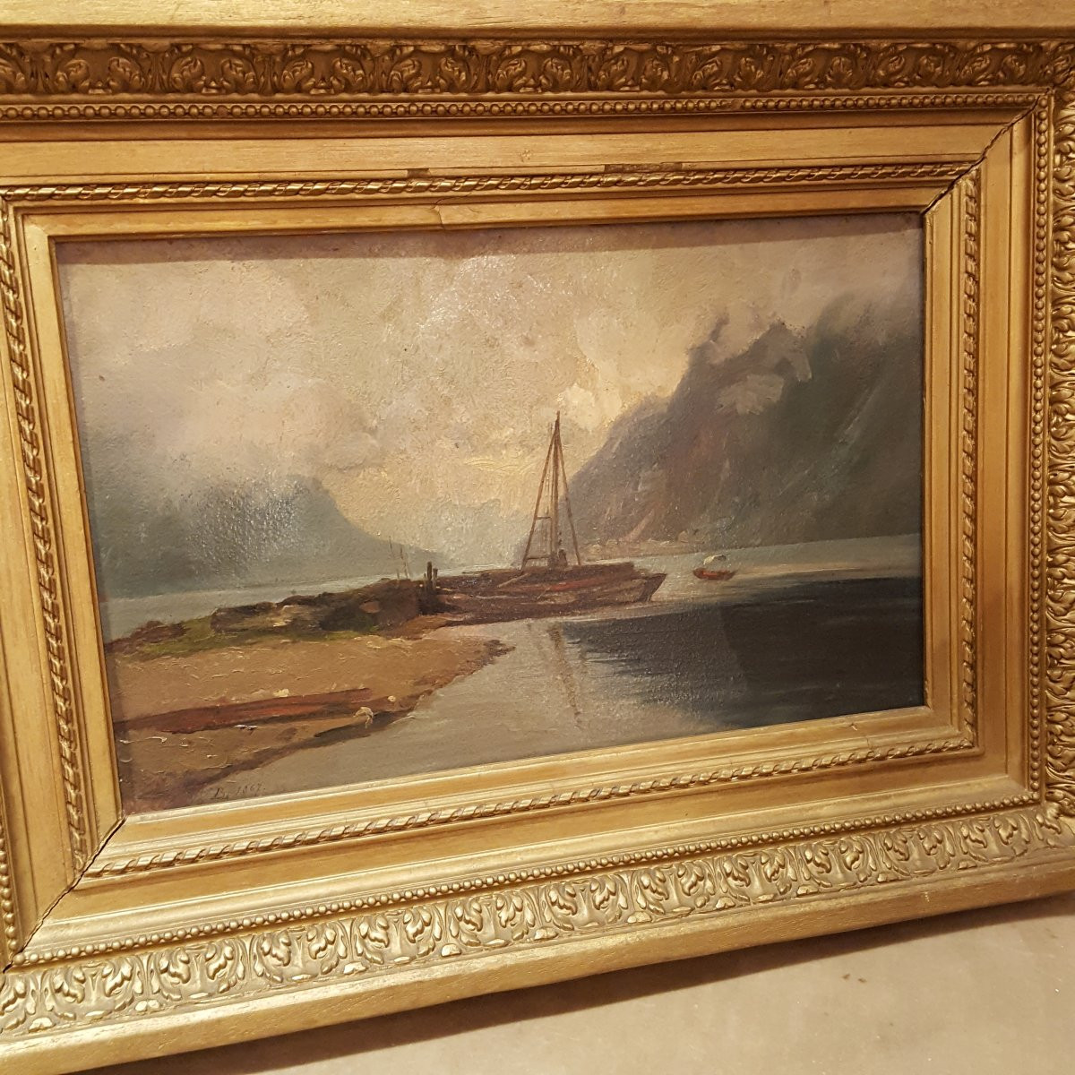 Paysage Marine Asie XIXème 1867-photo-4