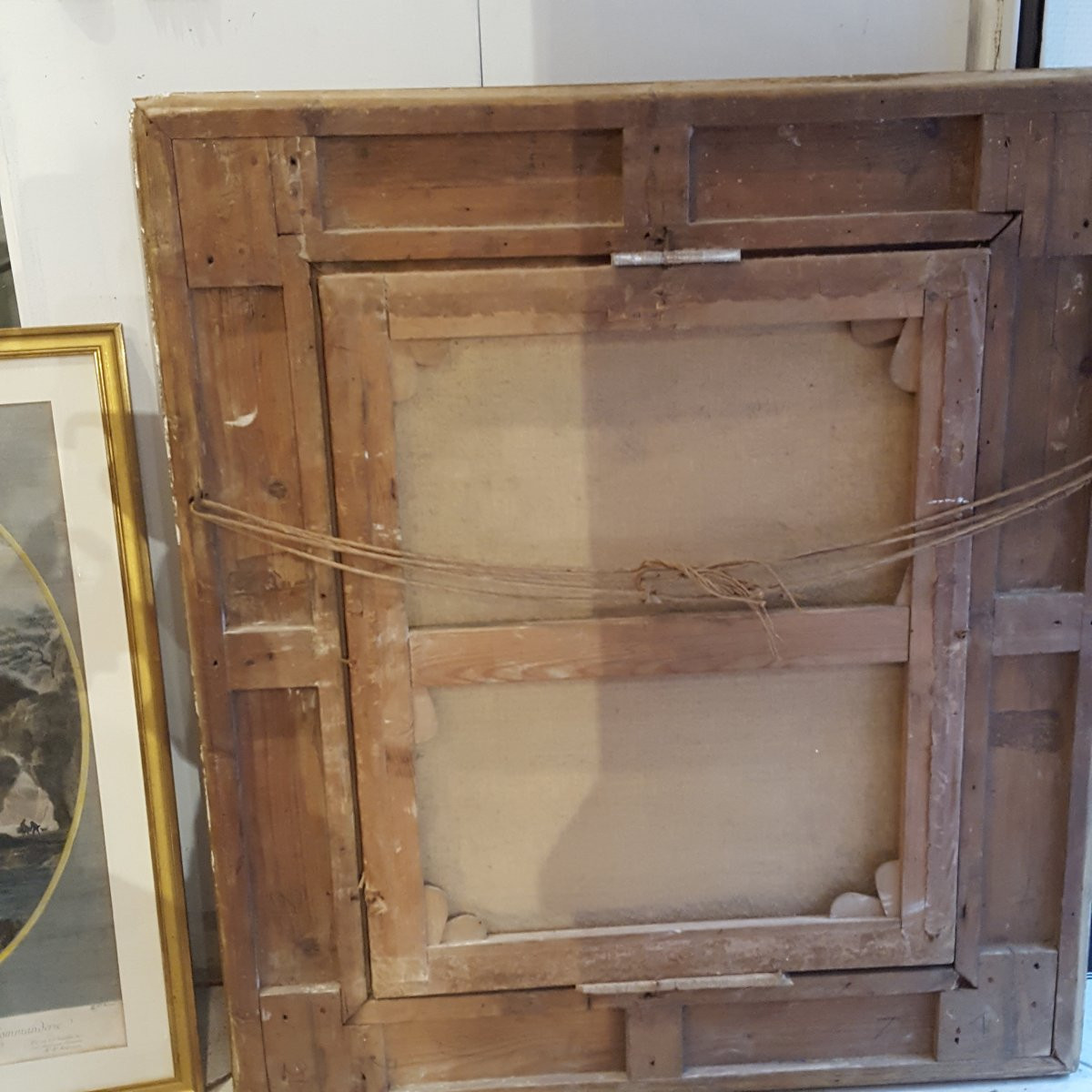 A.Bachelin 1830-1890 : Portrait profil d'homme-photo-1