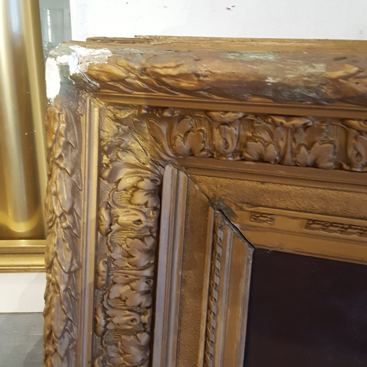 A.Bachelin 1830-1890 : Portrait profil d'homme-photo-3