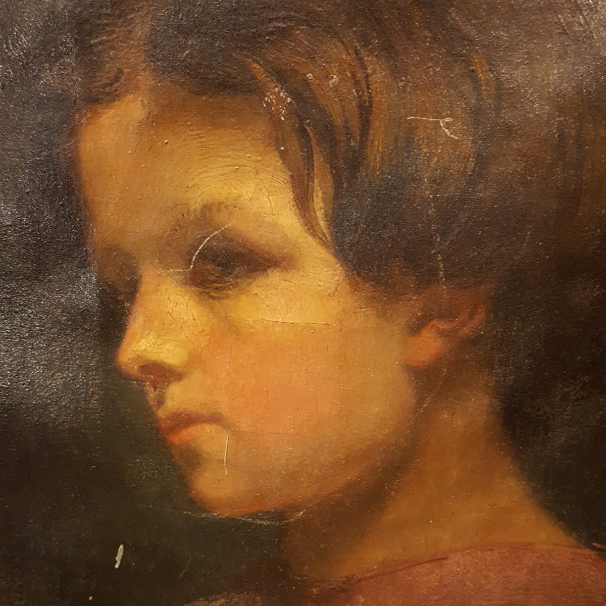 Auguste Bachelin: Portrait Of A 19th-century Child-photo-1