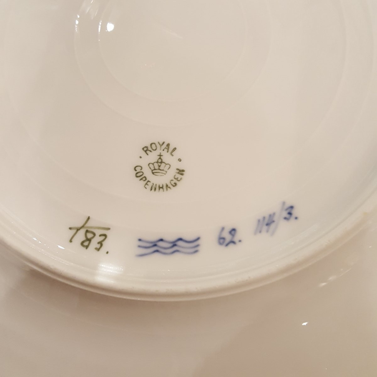 Royal Copenhague 1930 : 23 pièces porcelaine .-photo-2