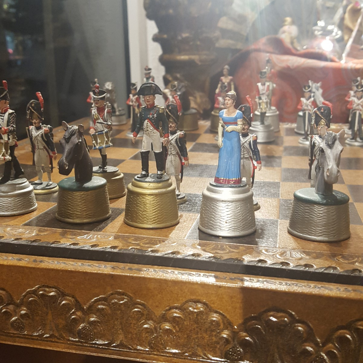 Jeu d'Echec collection : Napoléon , sujets soldats de plomb
