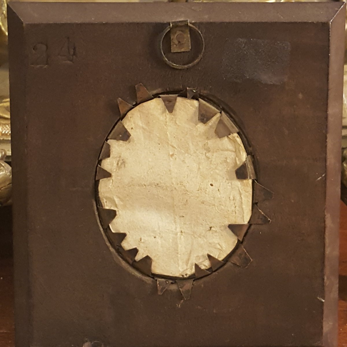 Miniature "young Woman With Headband" 19th Century-photo-2