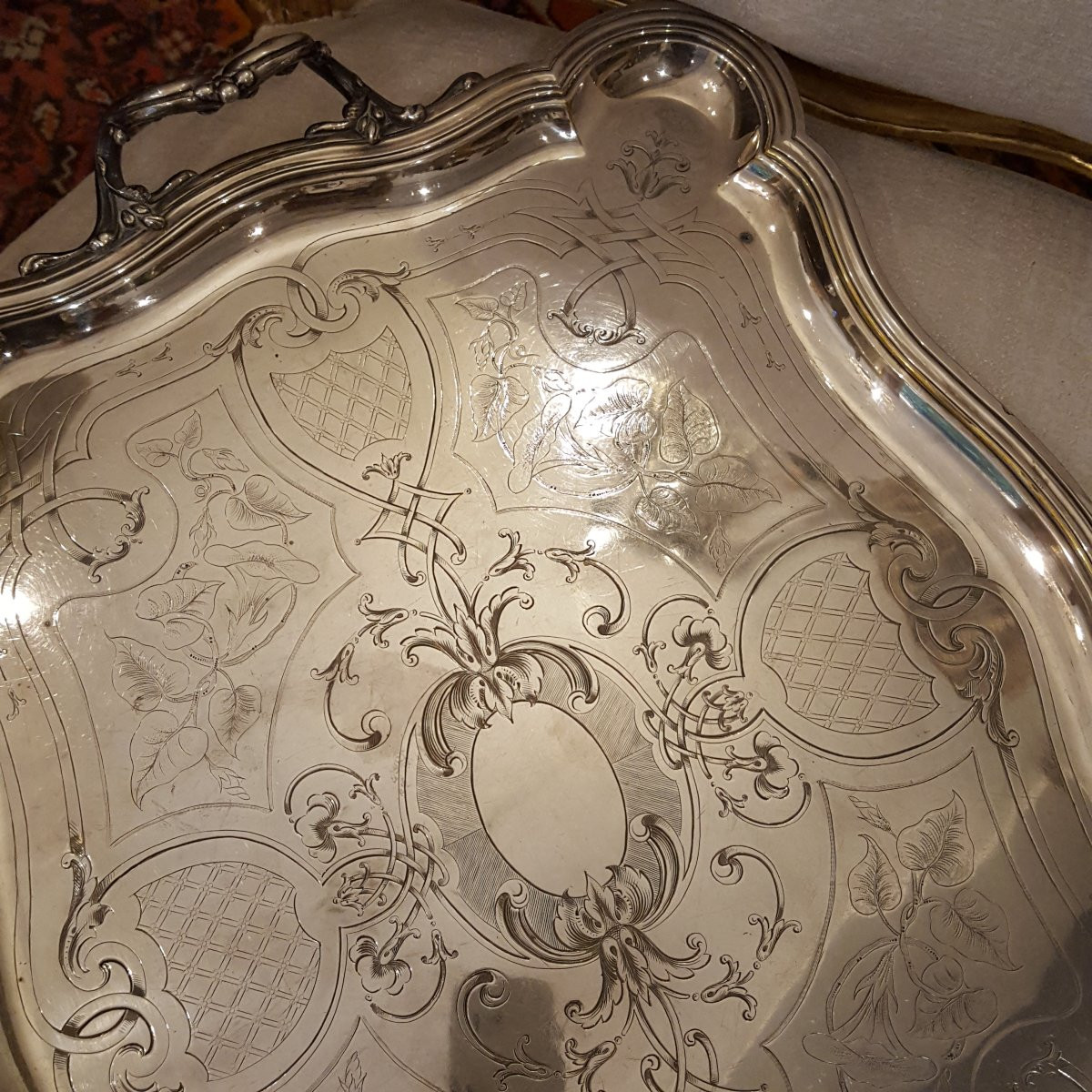 Napoleon III Chiselled Tray-photo-4