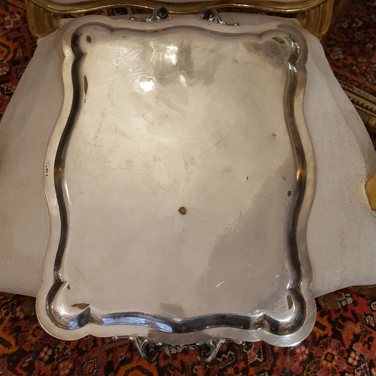 Napoleon III Chiselled Tray-photo-3