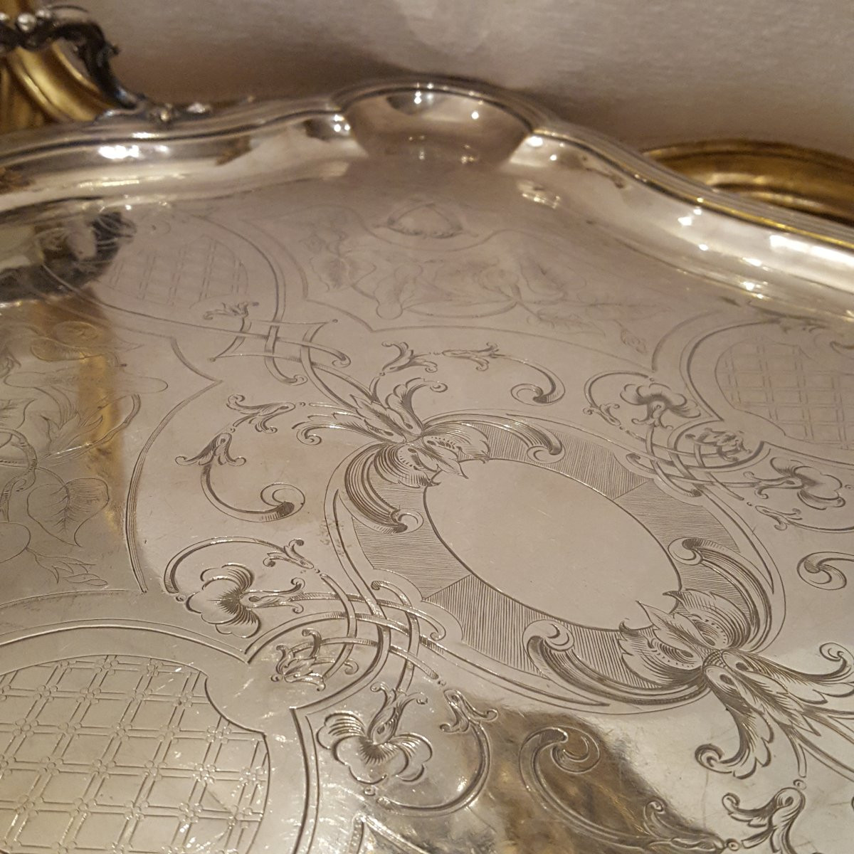 Napoleon III Chiselled Tray-photo-4