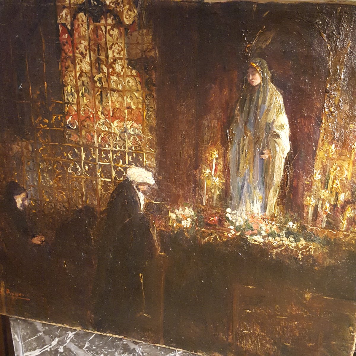 Contemplation , 19th Century Painting-photo-2